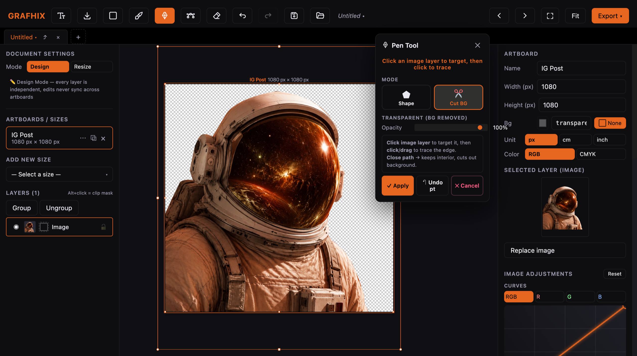 GRAFHIX Object Removal Tool