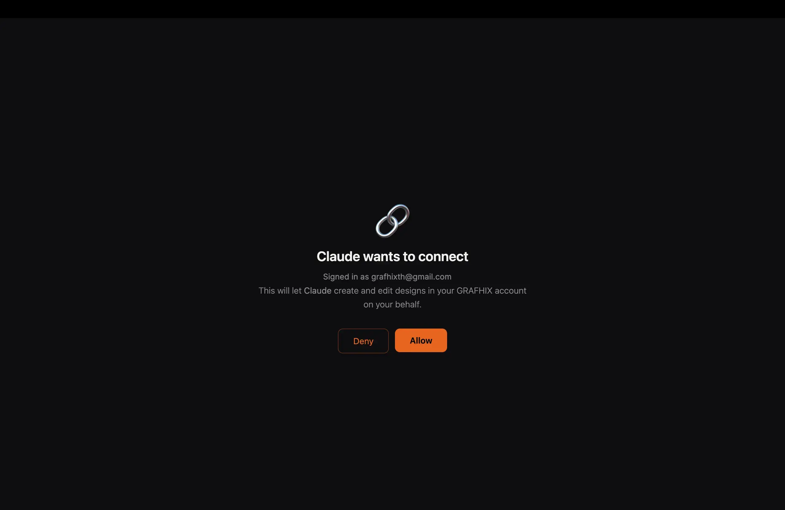 Allow GRAFHIX access screen